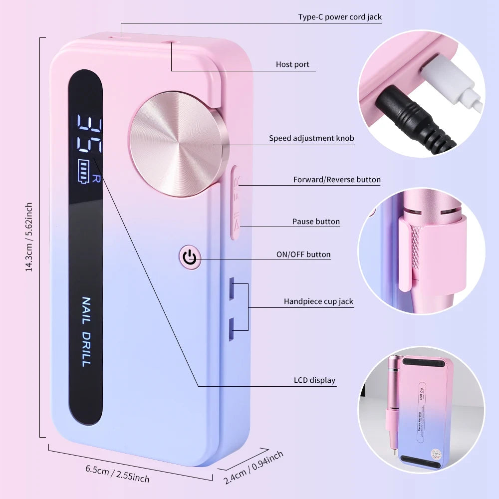Portable Electric Nail Drill