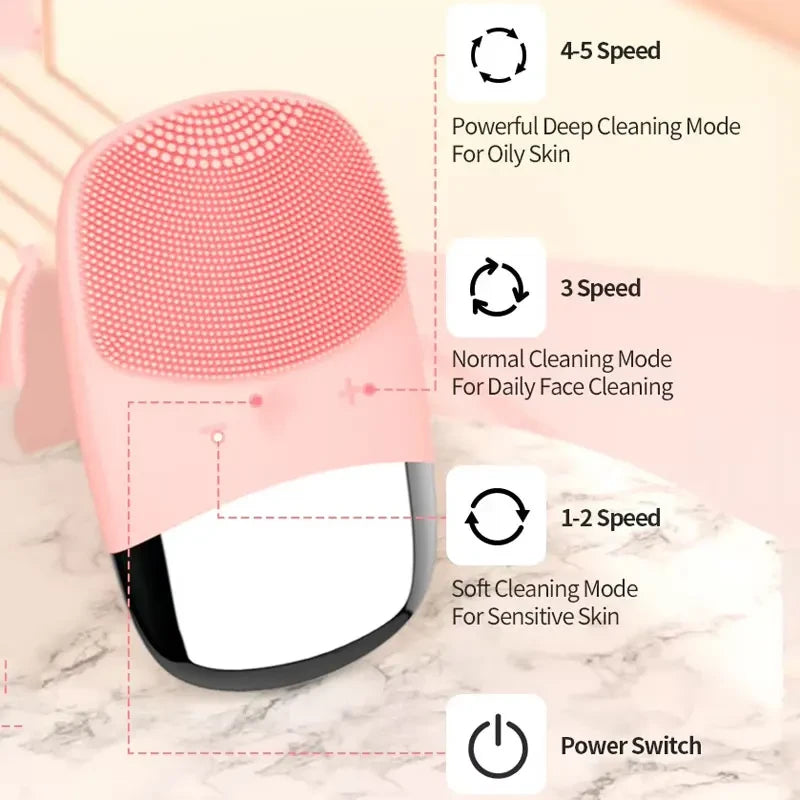 Square Electric Facial Cleansing Brush