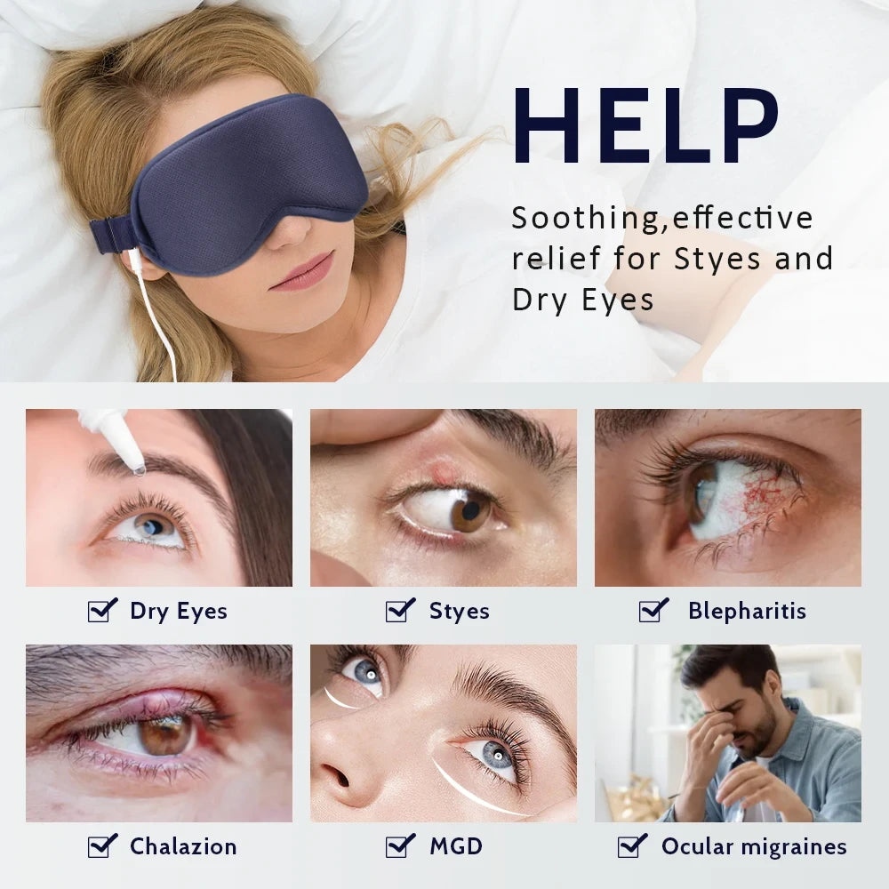 Electric Steam 3D Massage Eye Mask