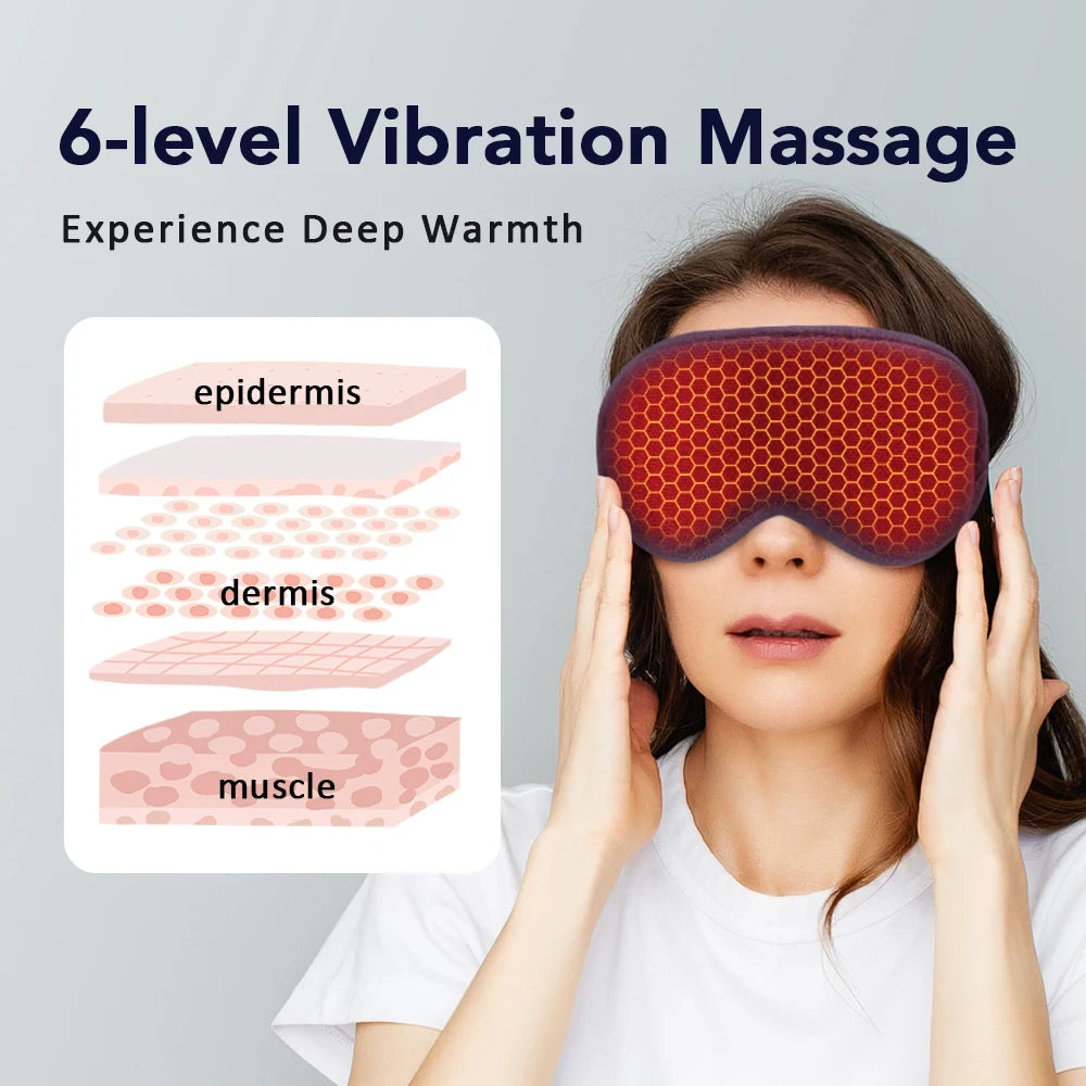 Electric Steam 3D Massage Eye Mask