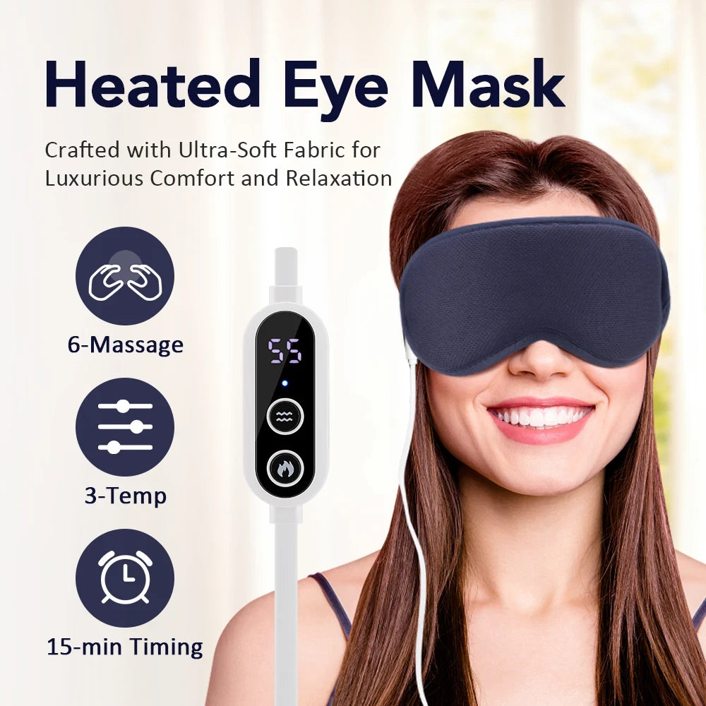 Electric Steam 3D Massage Eye Mask