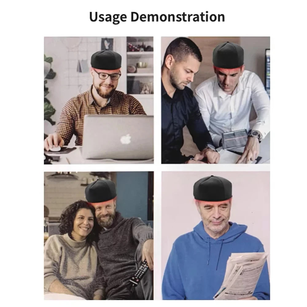 Red Light Hair Growth Hat