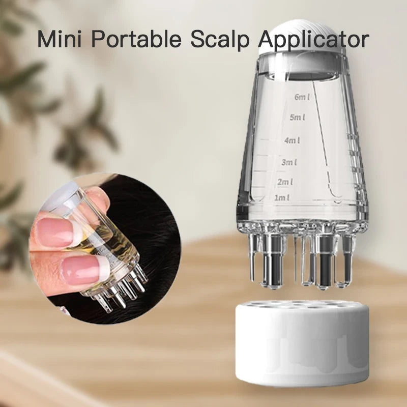 Portable Scalp Applicator Hair Root Massage Comb